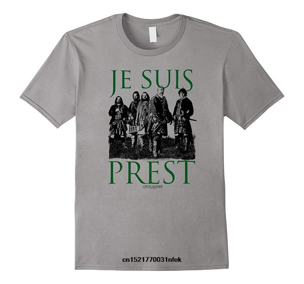 

men t shirt outlander je suis prest with clan funny t-shirt novelty tshirt women