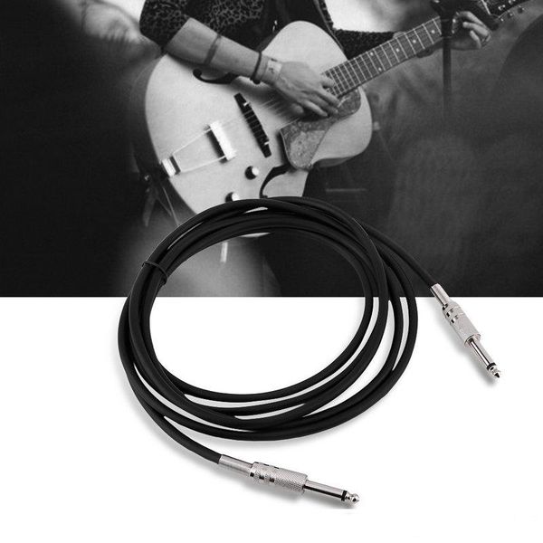

vife new 6.35mm jack male to male mono plugs electric guitar line protect sommer cable universal