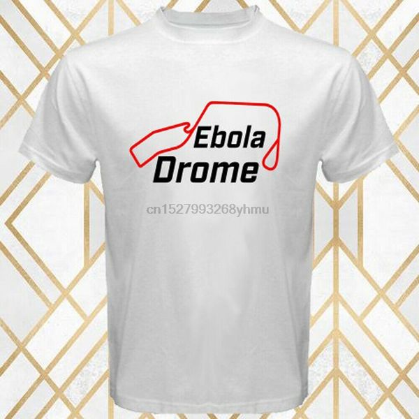 

ebola drome grand tour circuit logo men white t-shirt size s - 3xl