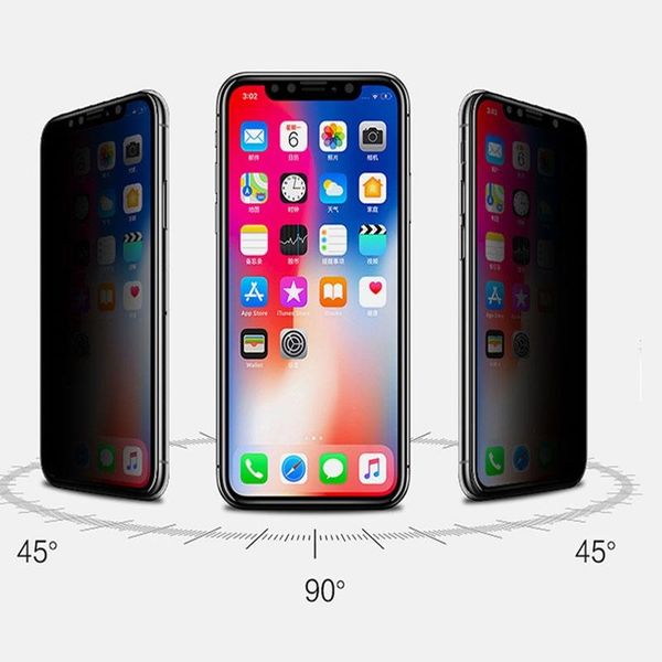 

full cover private screen protector for iphone 6 7 8 plus se 2020 antispy tempered glass for iphone 11 x xs max xr privacy glass