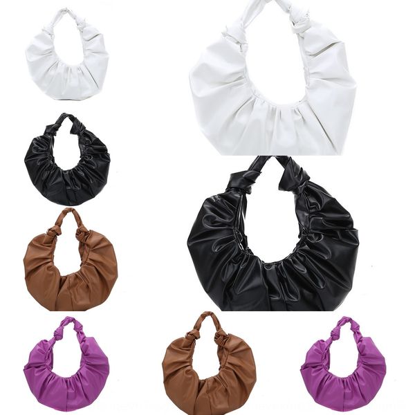 

2020 новых модных женщин онлайн популярный кроссбоди плечо плечо рука модно плиссированные женщин мешок большой емкости круассан мешок 5z