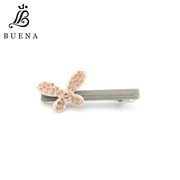

elegant duckbill clip butterfly embellishment rhinestone hair accessories sparkling travel alligator clip acetate hair clips