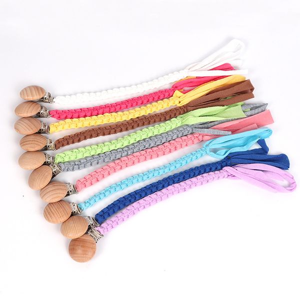 

new selling hand-woven baby crochet cotton thread braid nipple chain gum children's tooth-biting cotton nipple chain