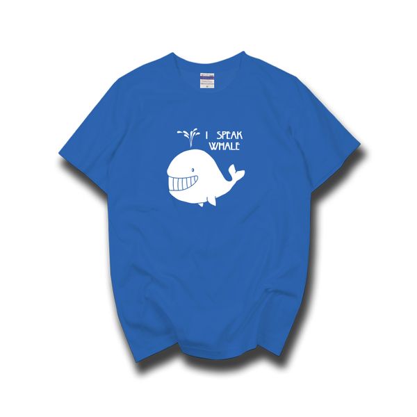 

i speak whale cute adorable shirt funny short sleeve tee tshirts 100% cotton