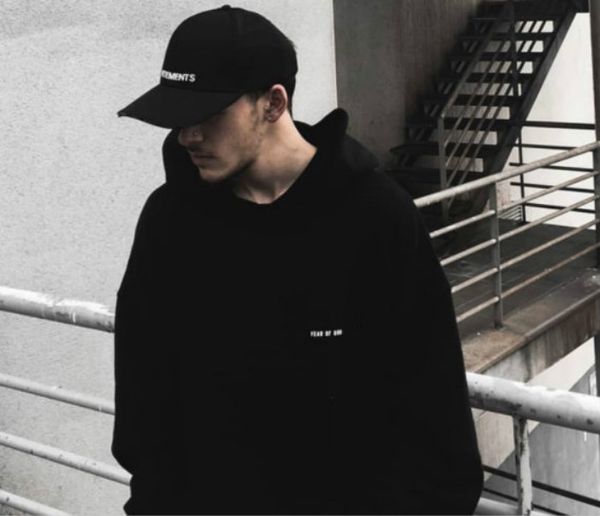 

lazy style sweater men's loose korean version 2020 autumn and winter new hooded couple upper clothes jacket, Black