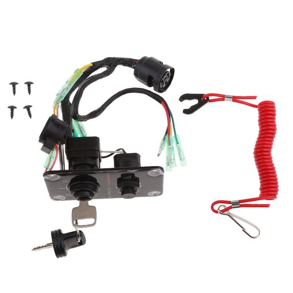 

12v marine single key switch panel 704-82570-12-00 for yamaha outboard yachts