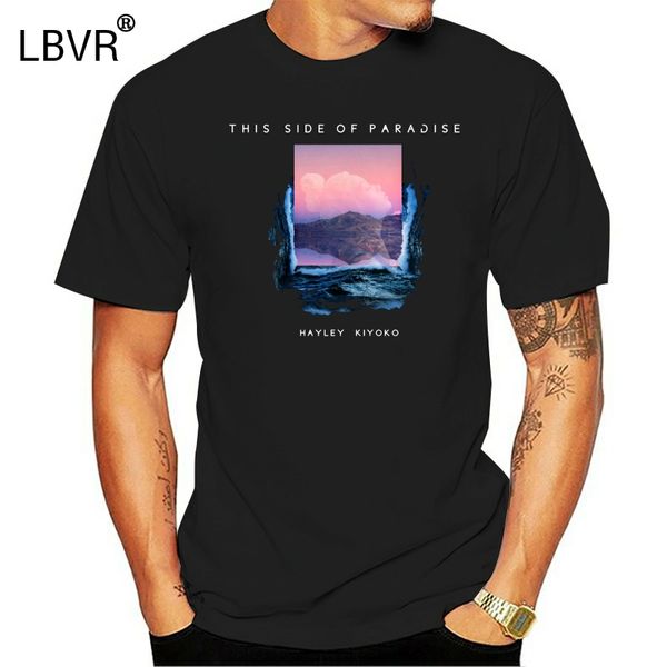 

hayley kiyoko this side of paradise new men's black white t-shirt size s-2xl funny design tee shirt