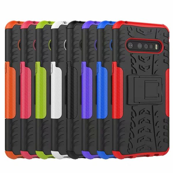 

case for samsung a01 huawei p40 lite lg v60 sony 1 ii dazzle shockproof rugged tire hybrid armor hard pc tpu dual heavy anti-skid gel cover
