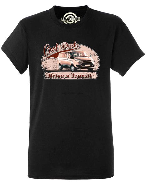 

cool dads drive a transit classic van mens t-shirt men t shirt