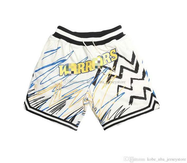 

golden state warriors men sublimated shorts just don by mitchell & ness baseball shorts pocket pants s-2xl, Black