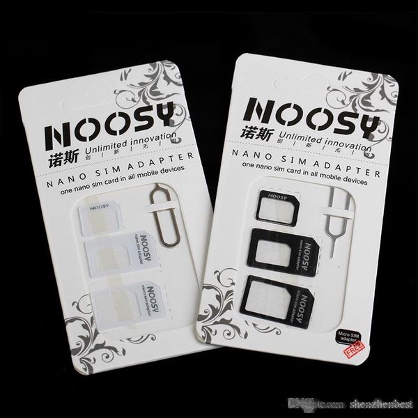 

wholesale-reduction card set nano sim card adapters micro sim card stander & tools for iphone 4 4s 5 5s 6 6plus 7 with retail 1000pcs