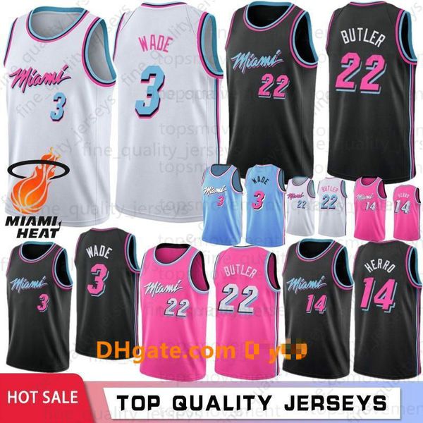 

dwyane 3 wade mens kids college basketball jerseys jimmy 22 butler tyler 14 herro goran kendrick 25 nunn 7 dragic nba jerseys, Black;red