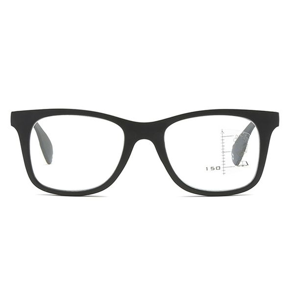 

progressive multifocal reading glasses blue light blocking reader glasses frame far multifocal women classic square, White;black