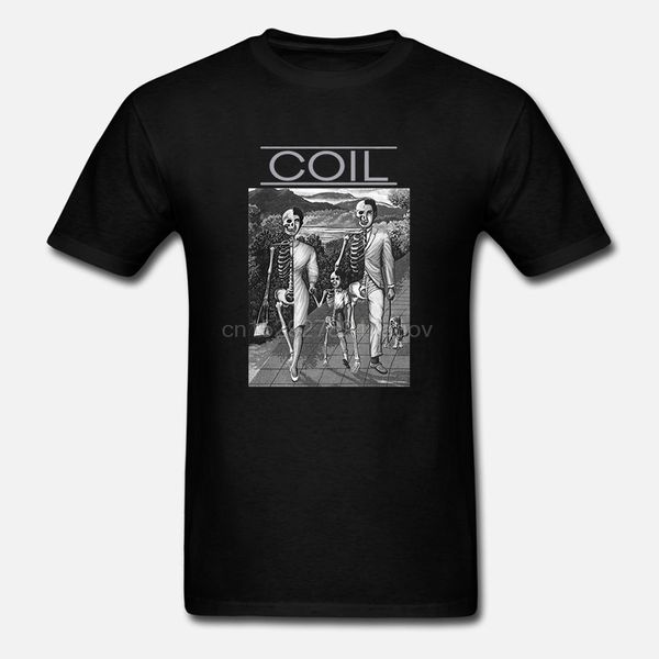 

coil unnatural history vintage tee shirt black t reprint usa size s-3xl