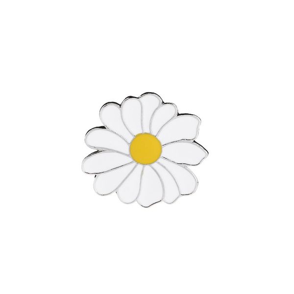 

small daisy dripping oil alloy brooch concise beach style brooches silk scarf buckle new clothes and ornaments 1 6lt ff