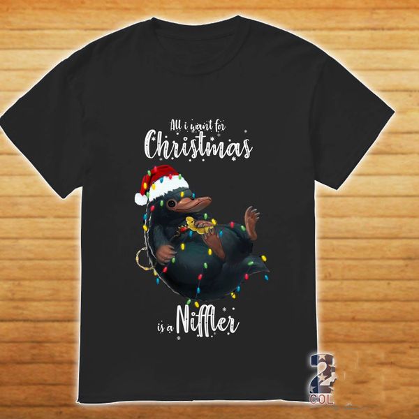 

all i want for christmas is a niffler t shirt