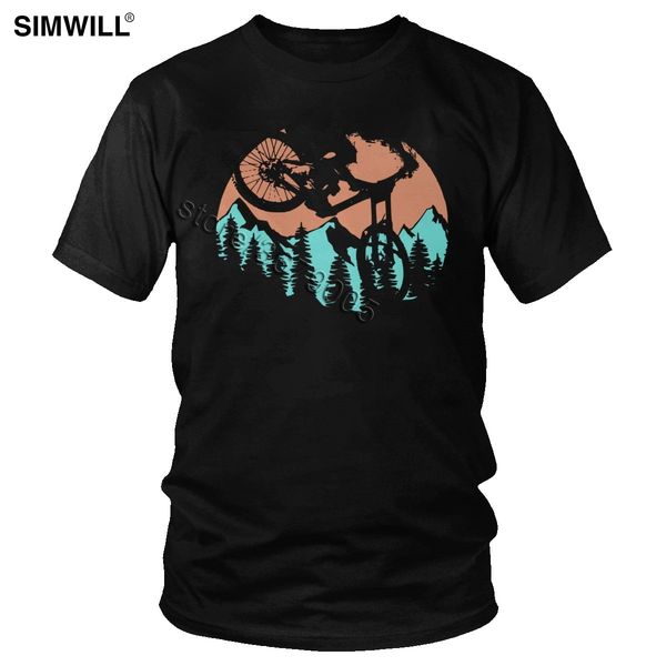 

novelty design mtb t-shirt unique mountain biking tee short sleeved soft cotton biker cool graphic summer downhill t shirt