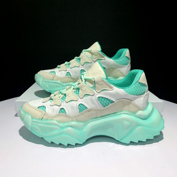 

embossed sewing platform sneakers women lace up thick bottom shoes flat casual ladies sneakers lace up trainers flats sneakers, Black