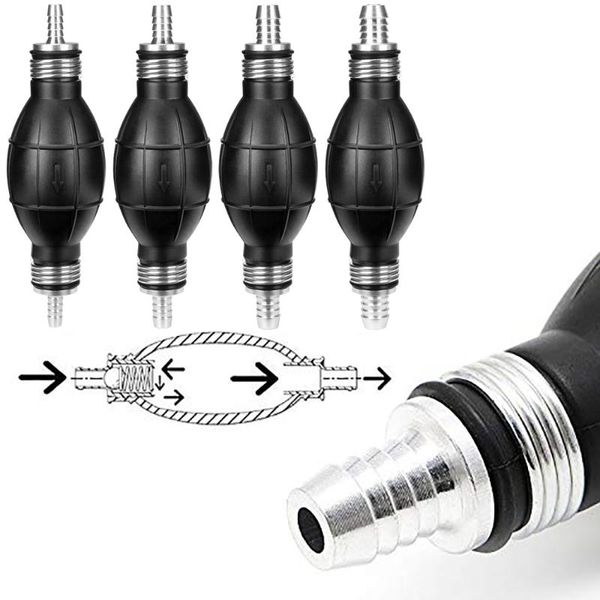

justinlau 6/8/10/12mm fuel primer bulb hand pump one way gas petrol for car boat outboard