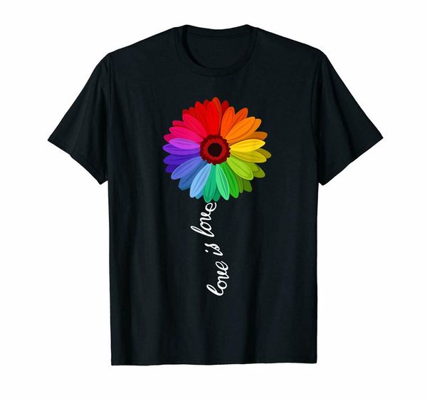 

black love is любовь футболка любовь daisy lgbt рубашка gay 100% хлопок сшитое tee shirt