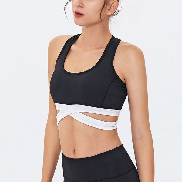 

ins new cross shockproof sports underwear underwear brawomen's personalized yoga vest online celebrity gathered bra quick-drying fitnes