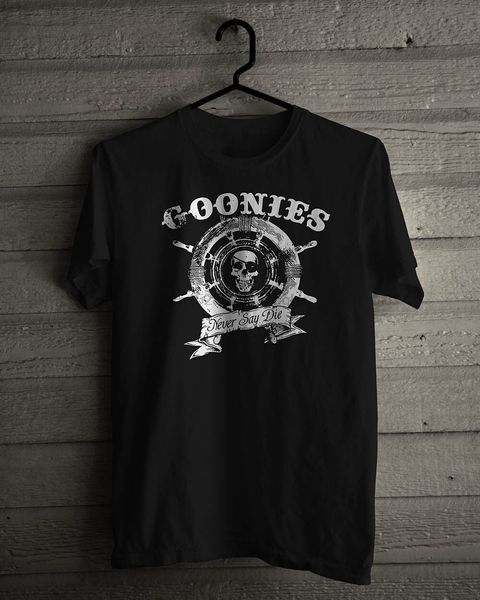 

new the goonies 80s adventure comedy 02 basic black t-shirt size s-5xl