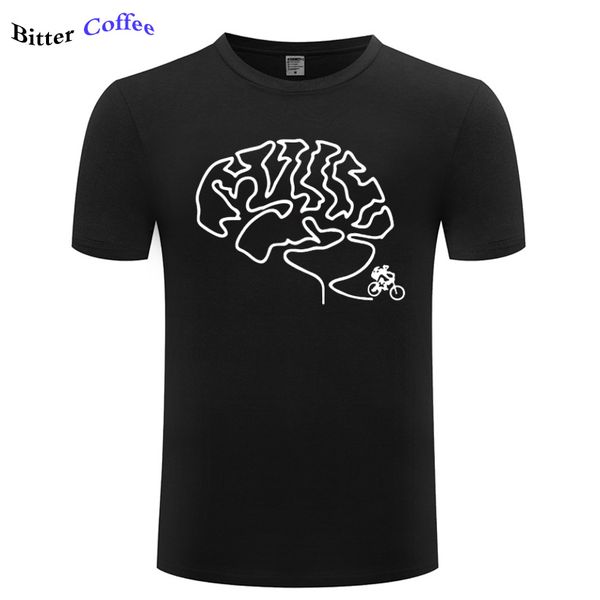 

bicycle cycling t-shirt men fashion cotton mountain bike heartbeat funny biker t shirt plus size custom short sleeve men's