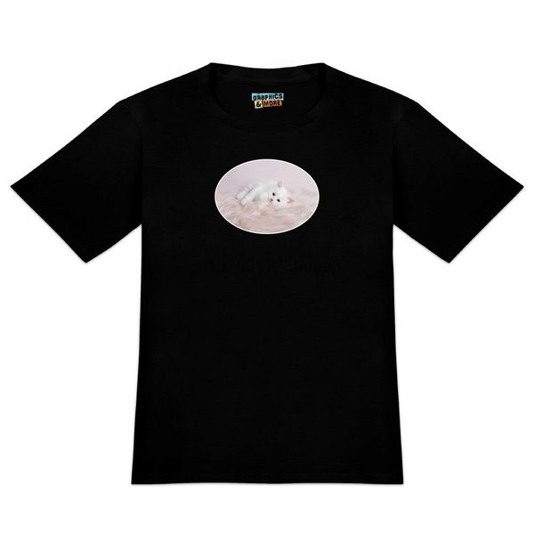 

персидский кот белый котенок пушистый пушистый одеяло мужчины новизна t-shirt