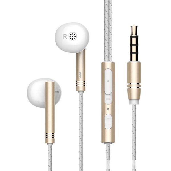 

metal in ear earphones 3.5mm hifi stereo music headphones with microphone for iphone 6 6s plus samsung s8 s9 s10