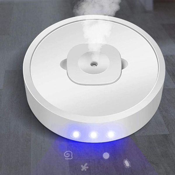 

mini uv lamp humidifier moving uv robot usb aroma essential oil diffusers disinfect spray usb humidifier for home office
