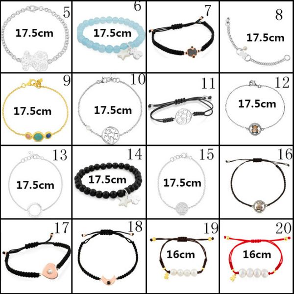 

2020 100% 925 sterling silver classic cute bear bracelet fashion female ornament factory wholesale, Black