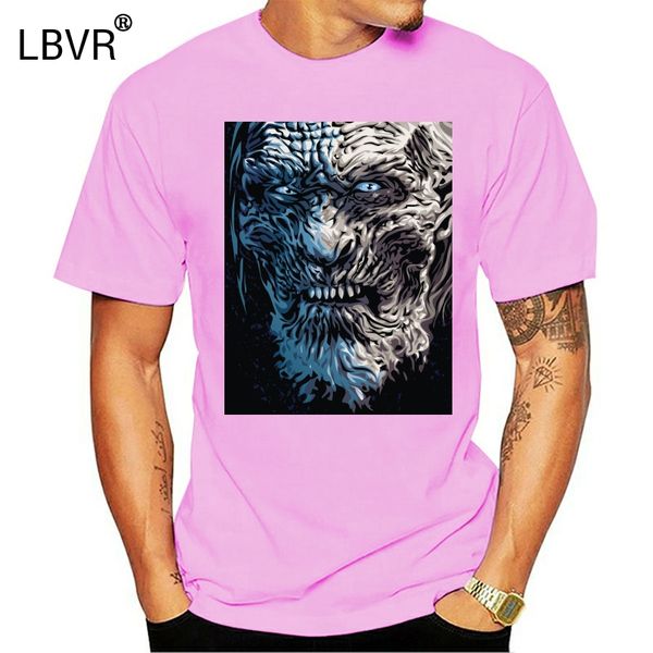 

2020 summer fashion t-shirt white walker face north wall inspired design t-shirt tee shirt