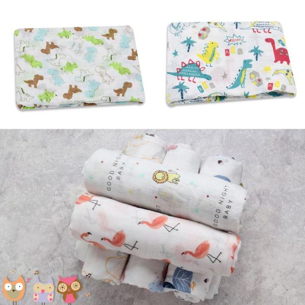 

муслин 100% хлопок одеяло пеленает soft newborn одеяло ванна марлевые infant wrap sleepsack коляска обложка play mat