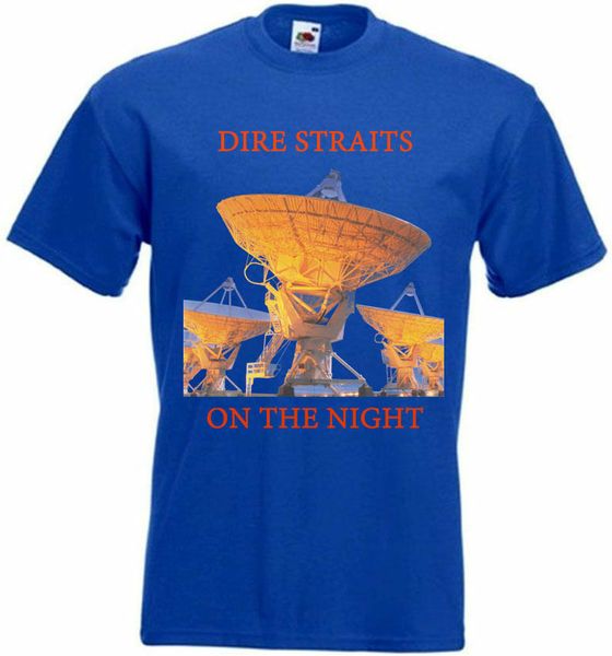 

dire straits on the night тенниска синий постер любого размера s 5xl