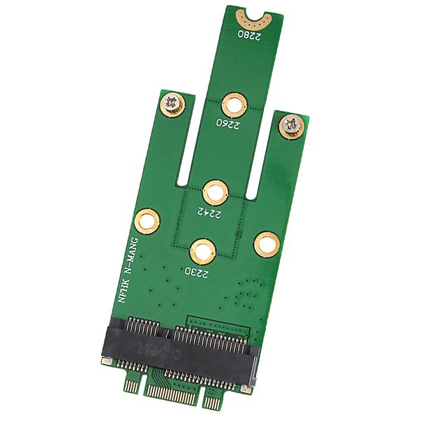 

новый msata mini pci-e 3.0 ssd на карту ngff m.2 b key sata интерфейсный адаптер