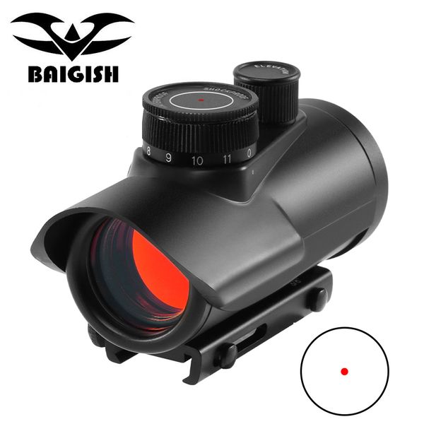 Tacitcal Red Dot Sight Scope Holographic 1x30mm 11mm 20mm Weaver Rail Mount für taktische Jagdoptik