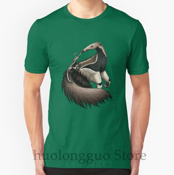 

100% cotton o-neck men t shirt custom printed t-shirt giant anteater women tshirt