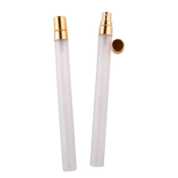 

15ml frosted white glass perfume atomizer 0.5oz empty spray refillable bottle wholesale travel bottles