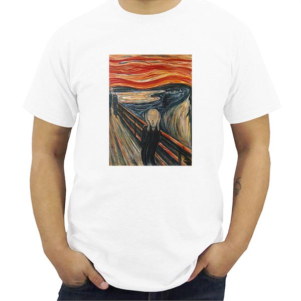 

brand t shirt fashion men edvard munch