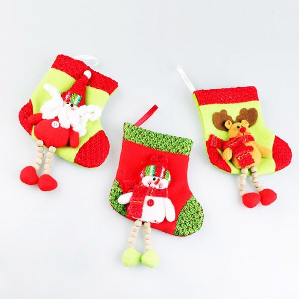 

christmas decorations gift bag candy stocking santa claus tree hangings souvenir