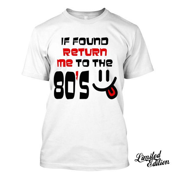 

2019 100% cotton i love the 80's funny t shirt tees tee shirt
