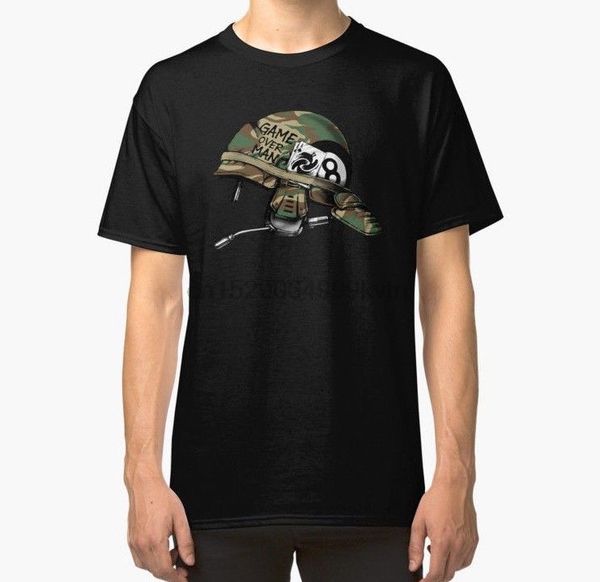 

2020 manop neck designer adults casual tee shirt game over man aliens born to kill fitted t shirts