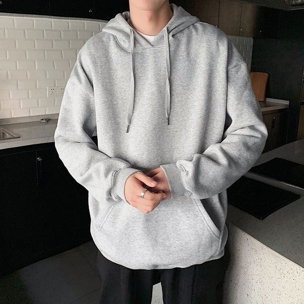 

2020 new arrival hoodies men's long sleeve men sport hoodies student youth hoodie men clothes sweatshirts size m-5xl, Black