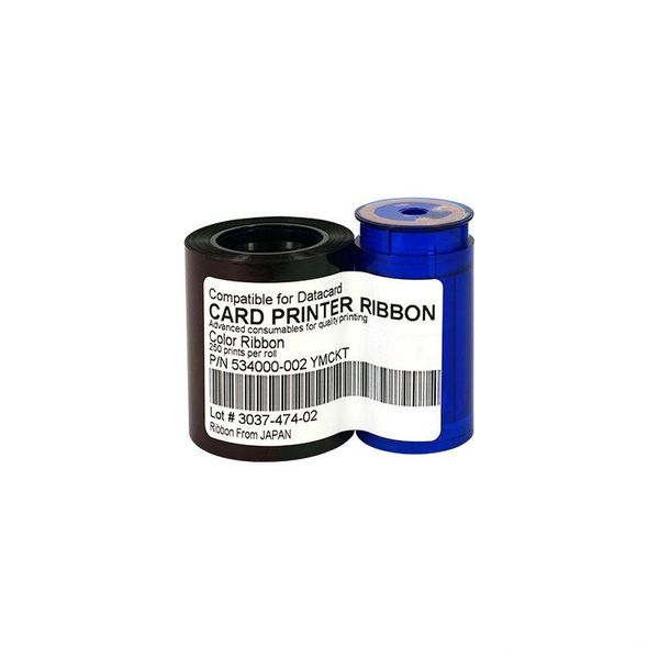 

ribbon datacard 534000-002 print 250 sheets / roll good quality