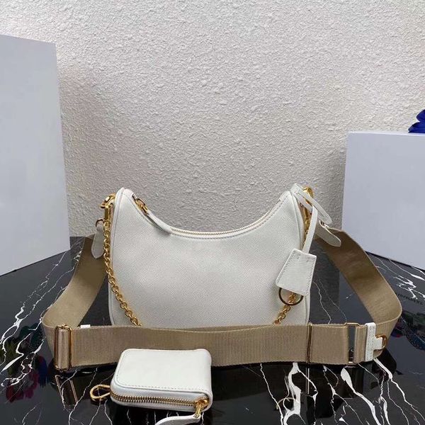 Designer-Umhängetasche, Lederhandtasche, Hobo-Umhängetasche, Damen-Einzelschulter, Drei-in-Eins-Unterarmtasche, Modetasche, Damen-Kette, Handtasche, Leder, Hobo-Kette, Walle