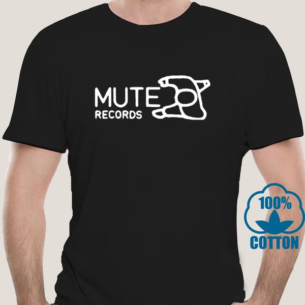 

0711d mute records 3 black t shirt cool casual pride t shirt men new fashion tshirt ajax funny t shirts