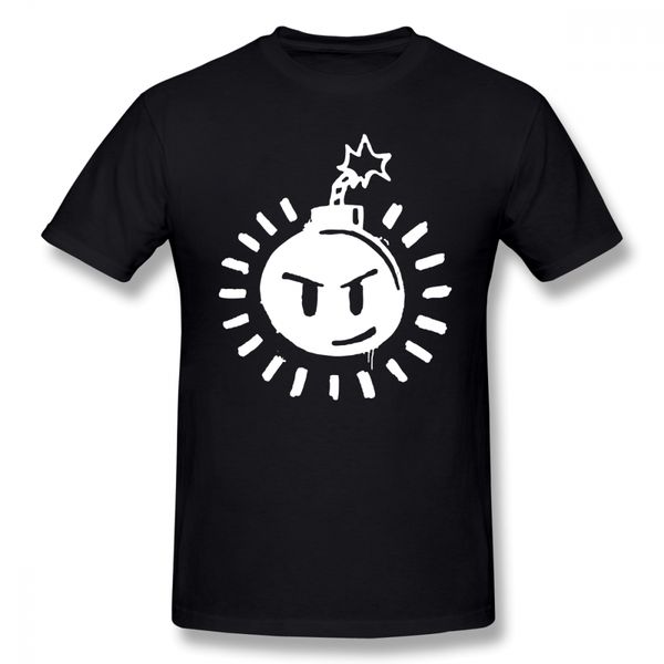

hkfz scott pilgrim t shirt bob omb t-shirt printed summer tee shirt 100 cotton 5x short sleeves mens cute tshirt