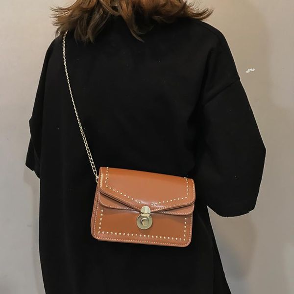 

black packet bags women wild messenger bag joker chain fashion shoulder bag luxury handbags for 2020 #zer