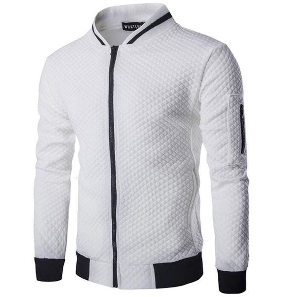 

молния воротник вскользь пальто hoodie mens bomber jacket конструктор толстовки контраст цвет спортивная мода пальто толстовка пиджаки stree, Black