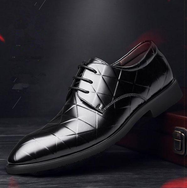 

men's shoes in spring and autumn low heel pointed end @kl15, Black